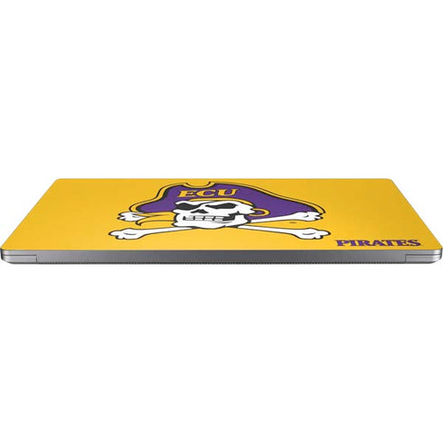 East Carolina University ECU Pirates Logo Yellow Universal Laptop 11in (8.8 x 6.2in) Skin